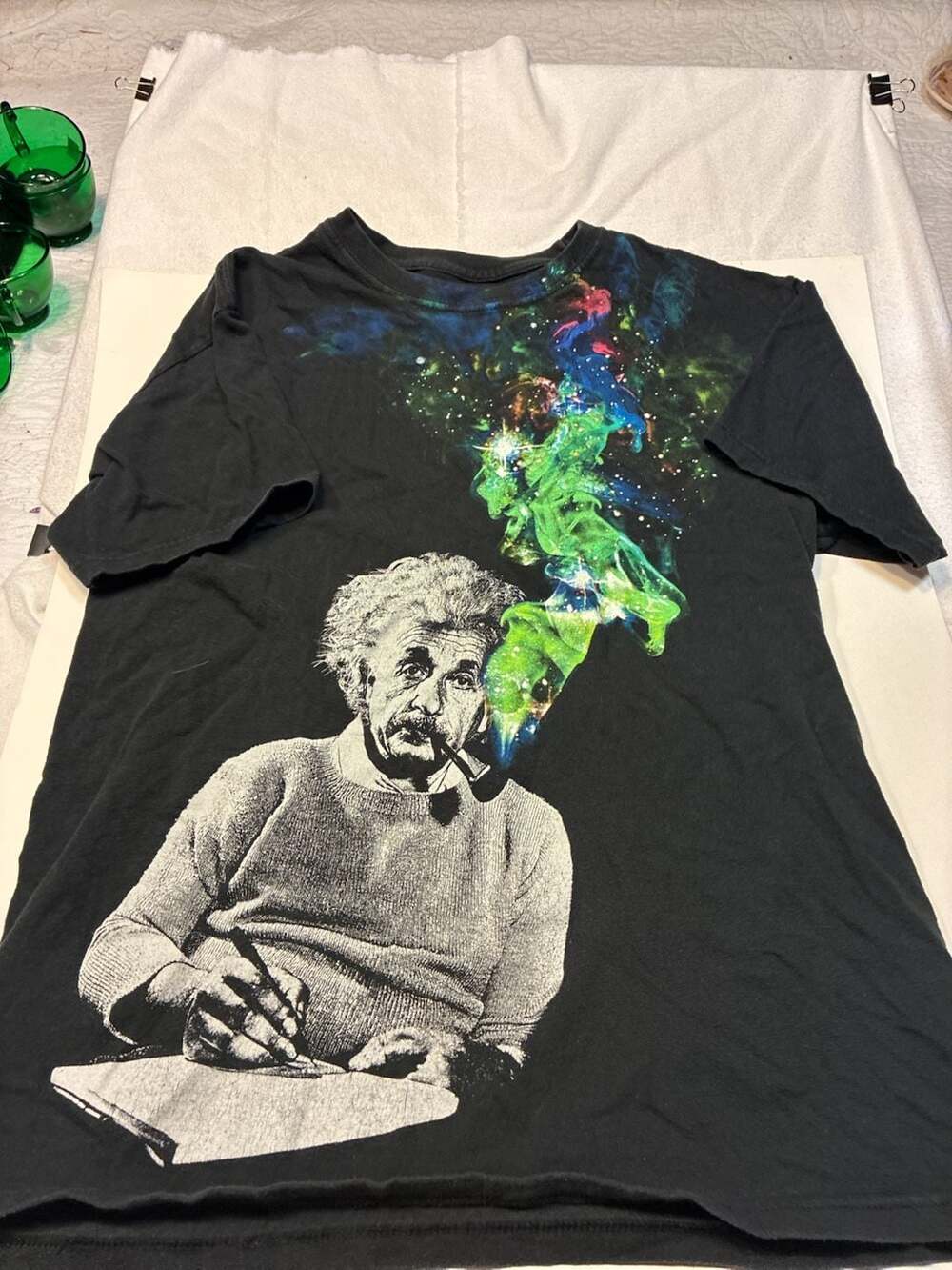 Einstein Albert Einstein Galaxy Graphic T-Shirt Size M